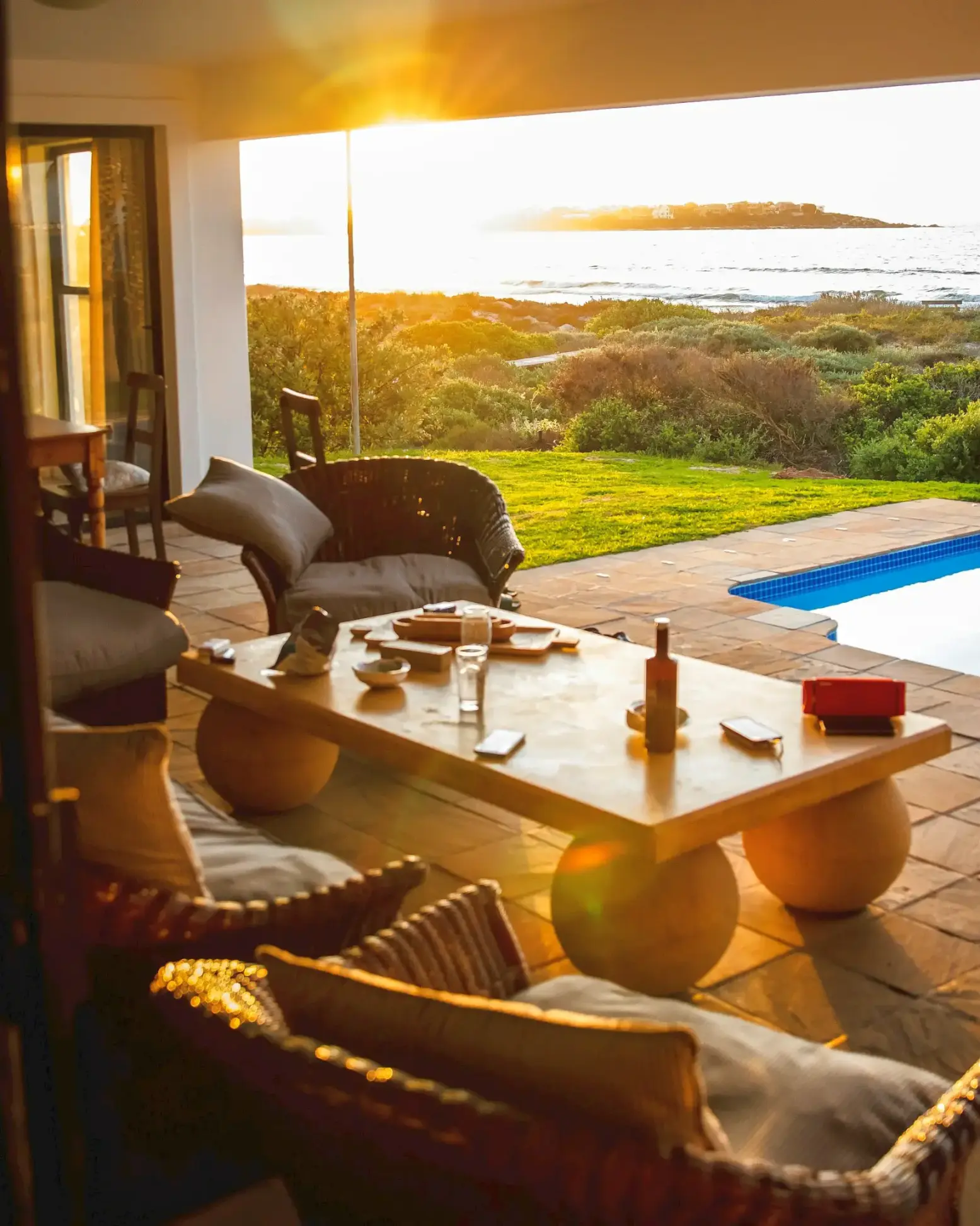 Drinks by a luxury pool. Seamless Vacation DIY Booking — Azzurytt Europe Tours