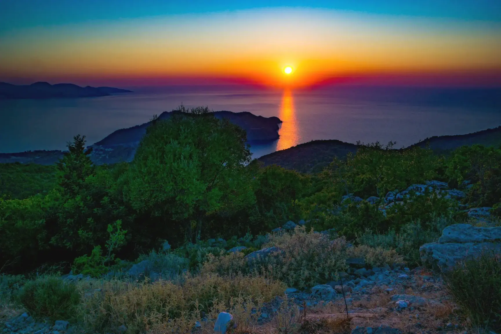 Golden hour on Kefalonia Island. Private Greece itinerary -- Azzurytt Discreet Luxury