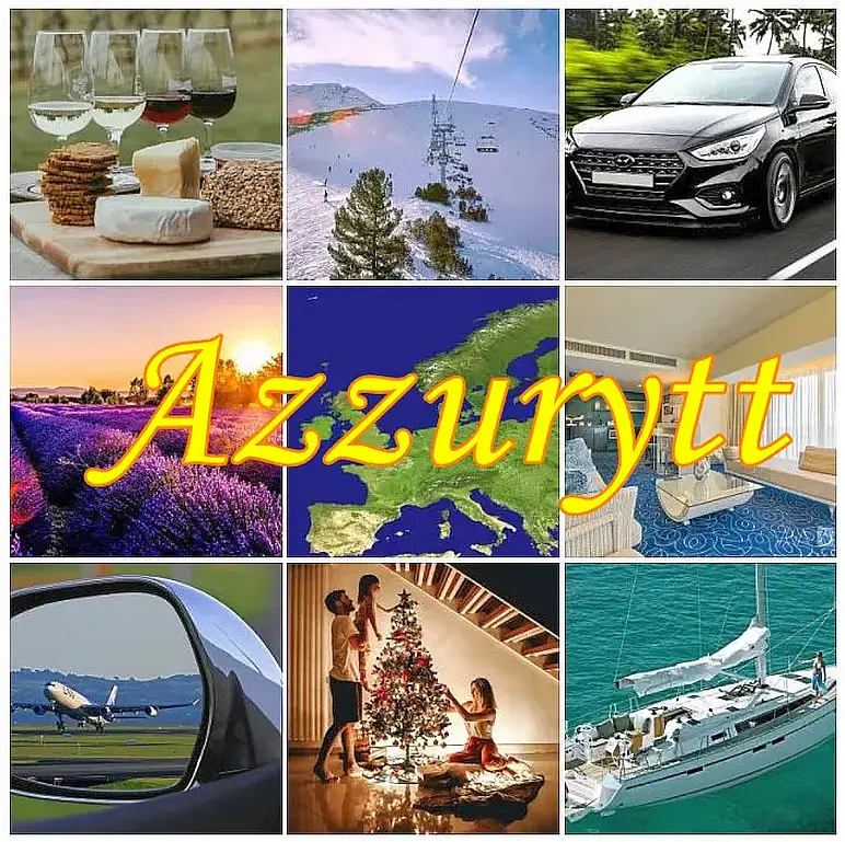 Logo Name ~ Azzurytt Travel Concierge ~ Bespoke Luxury Cultural Europe Tours