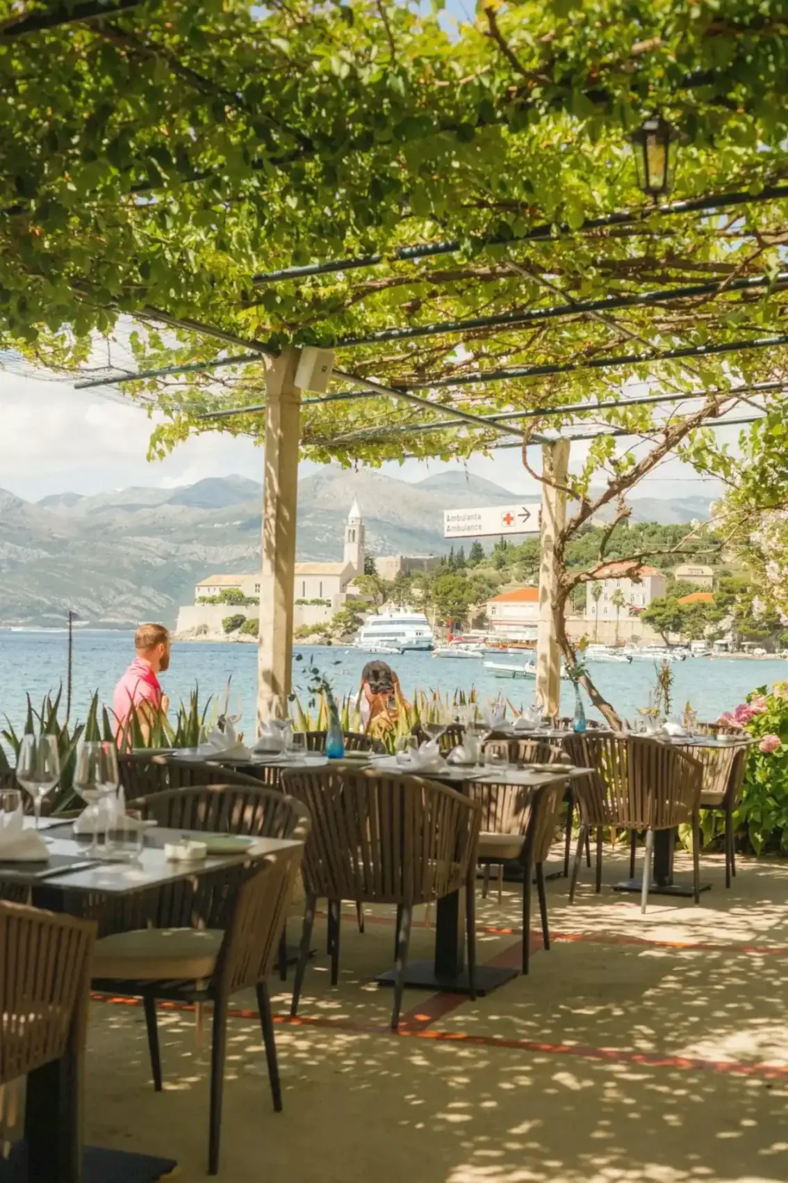 Seaside restaurant in Dubrovnik. Croatian gourmet dining -- Azzurytt Luxury Concierge