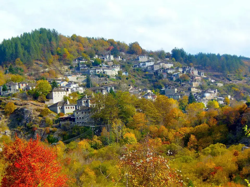Traditional stone village in Zagori UNESCO site ~ Bespoke Luxury Cultural Greece Tour ~ Azzurytt Travel Concierge